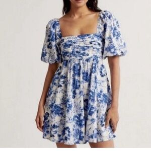 Abercrombie & Fitch Blue Floral Dress